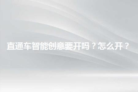 直通車智能標(biāo)題要開嗎_番禺坐直通車去迪士尼要多久_推廣直通車的標(biāo)題跟店鋪標(biāo)題