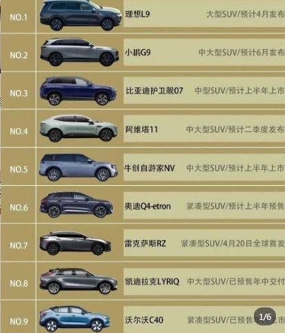 2022公認(rèn)最好純電動(dòng)車SUV推薦2