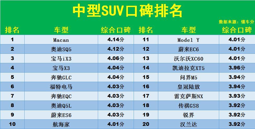 新能源中型suv排行榜前十名圖片_口碑最好的中型車寶馬_寶馬中大型轎車